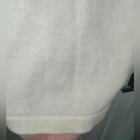 NWOT Talbots Bejeweled Cream Knit Sweater Embellished Women Size XLarge - Picture 8 of 8